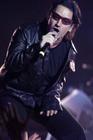 U2 frontman Bono wows the sold-out crowd at the Saddledome during the first of two concerts Monday, April 9. The second was slated for Tuesday, April 10 (Darren Makowichuk, Calgary Sun).