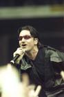 Bono gets into the moment during U2's first concert in Calgary on Monday, April 9 (Darren Makowichuk, Calgary Sun).
