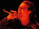 U2's Bono performs during the band's concert in Toronto, Monday, Sept. 12, 2005. (AP PHOTO/CP, Aaron Harris)